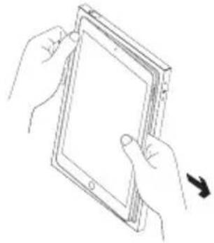 LOGITECH BLOK - Desacoplar el iPad de la cubierta protectora - 3