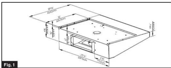 Furrion FHO23SACRBL - Dimensiones del producto (Fig. 1) - 1