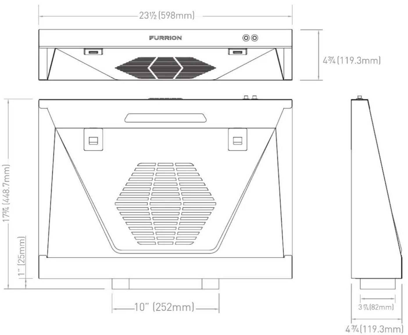 Furrion FHO23SACRVBL - Charcoal Filter - 2