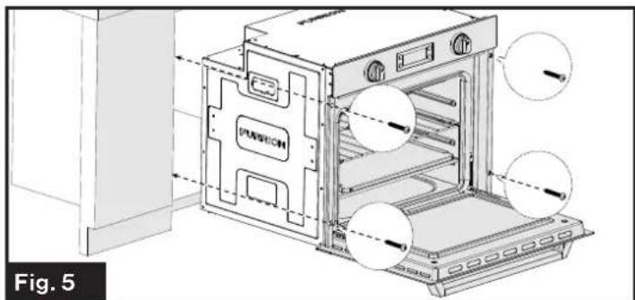 Furrion FTRD22LASS - Instalación del horno (sin anafe) - 2