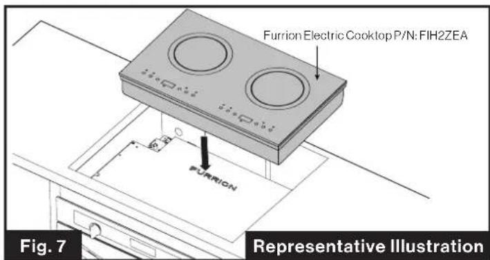 Furrion FTRD22LASS - Cooktop Installation (Optional) (Fig. 7) - 1