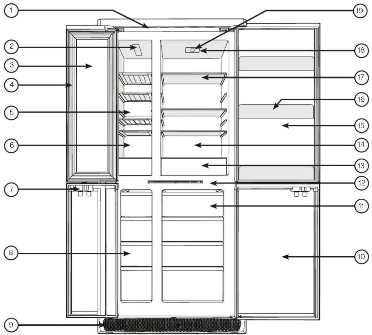 Furrion FCR14ACBQABL01 - Parts and Features - 1