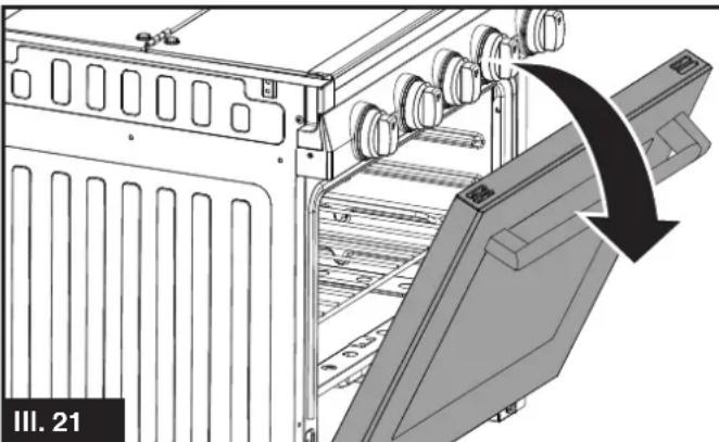 Furrion F1S21L02ASS - Lors du retrait de la porte : - 1