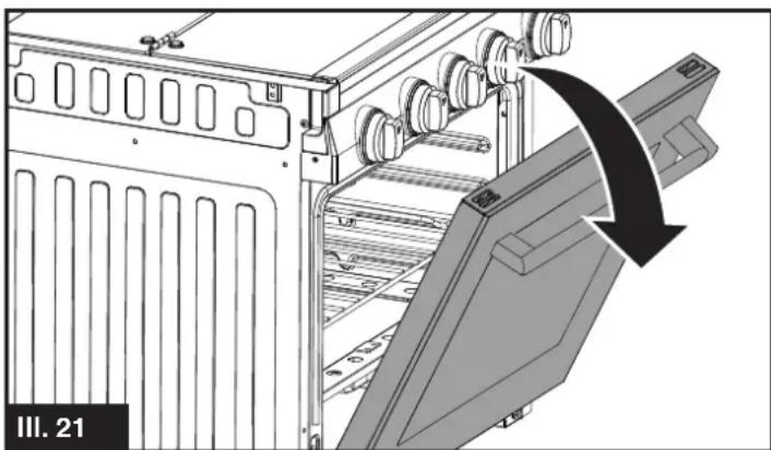 Furrion F1S17L02ASS - Lors du retrait de la porte : - 1