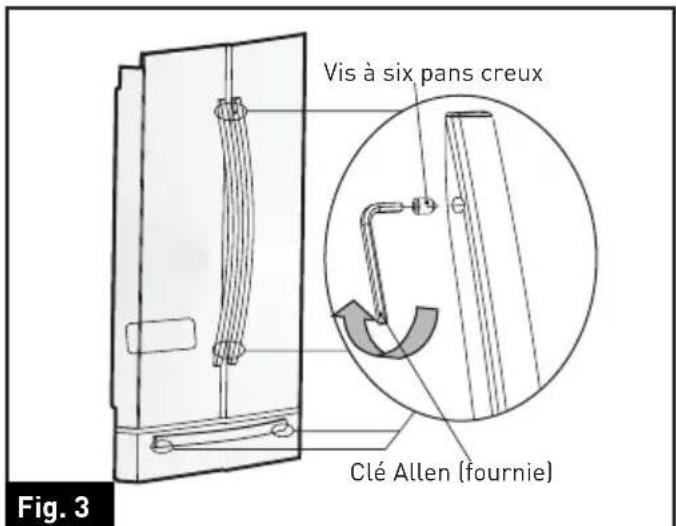Furrion FCR20ACAFASS - Fixation de la poignée de porte - 1