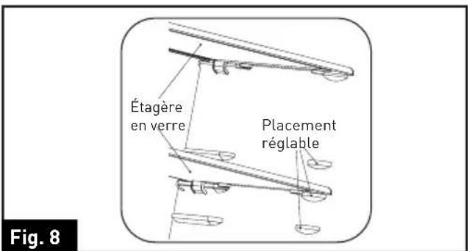 Furrion FCR20ACAFASS - Étagères en verre - 2