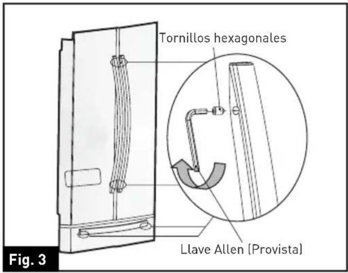 Furrion FCR20ACAFASS - Fijación de la manija de la puerta - 1