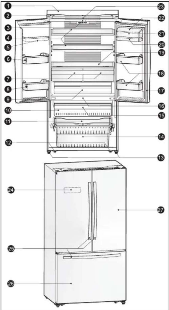 Furrion FCR20ACAFASS - Parts and Features - 1