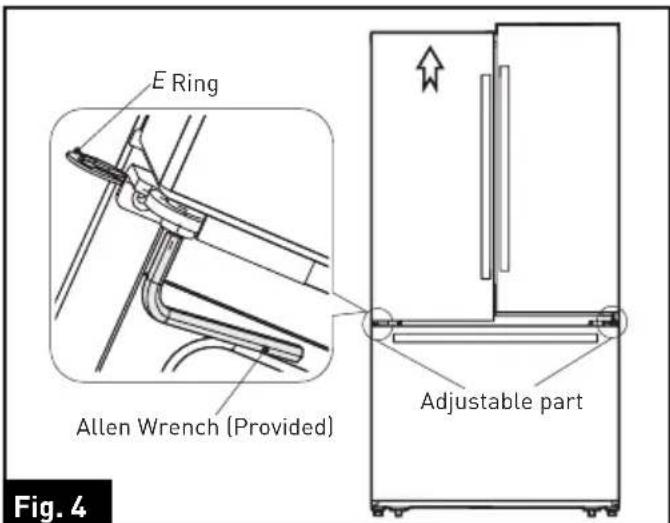 Furrion FCR20ACAFASS - Adjusting the doors - 1