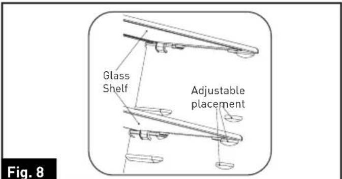 Furrion FCR20ACAFASS - Glass shelves - 2