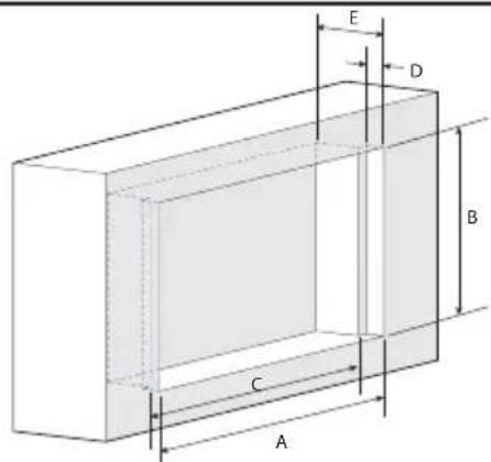 Furrion FF30SC15ABL - Wall-mount Installation (Flush-mounted) - 1