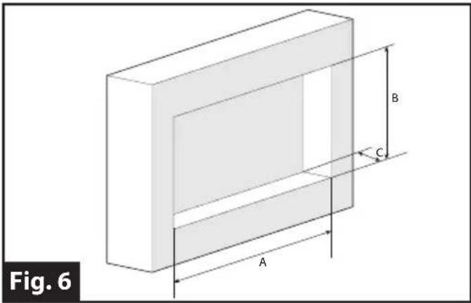 Furrion FF30SC15ABL - Wall-mount Installation (Half Flush-mounted) - 1