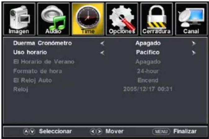 Furrion FDUS50M7A - Ajustes de hora - 1