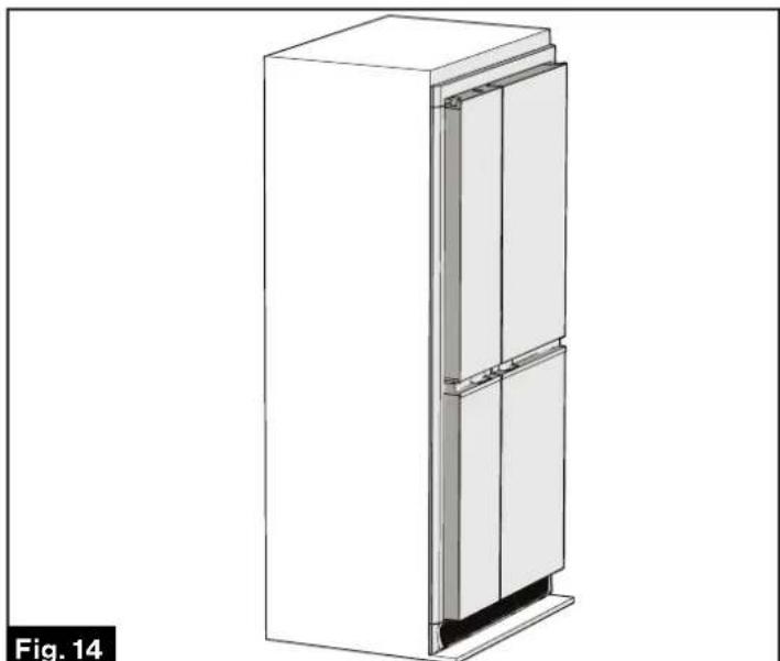 Furrion FCR14ACBQASS - Instalación del refrigerador - 9