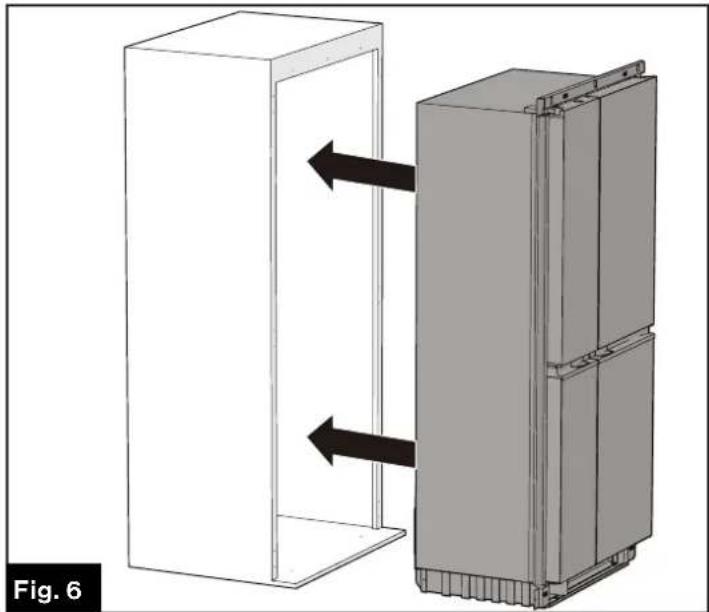 Furrion FCR14ACBQASS - Instalación del refrigerador - 4