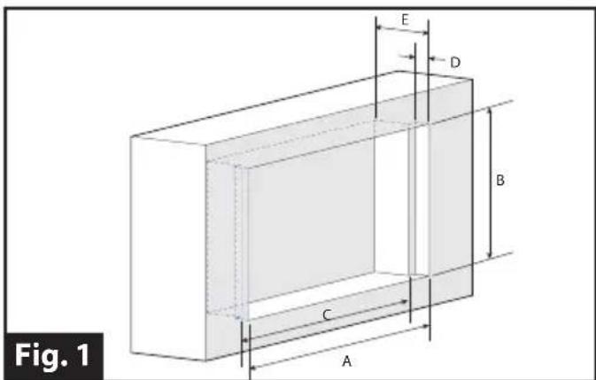 Furrion FF30SW15ABL - Wall-mount Installation (Flush-mounted) - 1