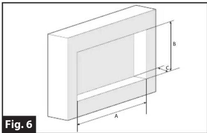 Furrion FF30SW15ABL - Wall-mount Installation (Half Flush-mounted) - 1