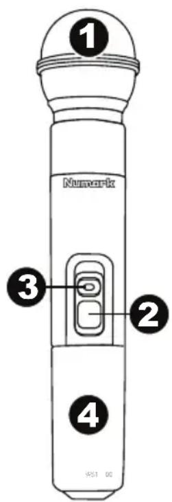 NUMARK WS100 - Microphone Transmitter - 1