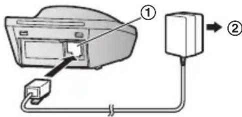 PANASONIC KXTG6861 - Remarques : - 1