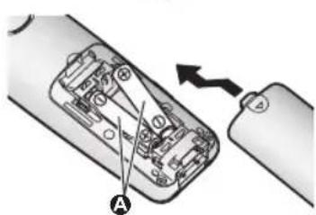 PANASONIC KXTGE250 - Installation des batteries - 2