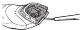 PANASONIC ERFGP86 - ▶ Hoofdbehuizing / Mesje - 1