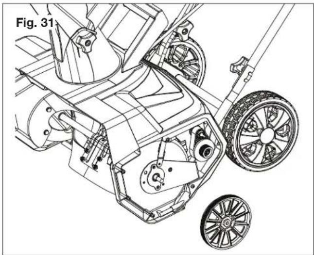 Snow Joe SJ624ERM - Remplacement de la poulie - 2
