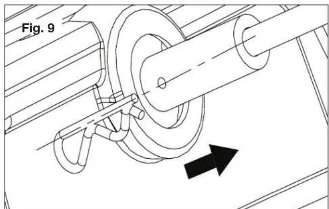 Snow Joe SJ624ERM - Assemblage du levier de commande de goulotte - 5