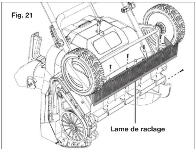 Snow Joe 24VX220SBCT - Remplacement de la lame de raclage - 2
