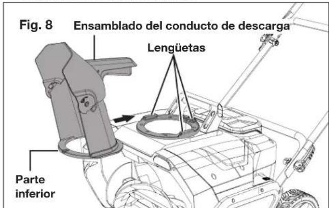 Snow Joe 24VX220SBCT - Ensamblado de los mangos - 5