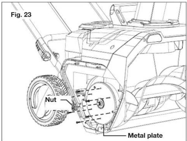 Snow Joe 24VX220SBCT - Replacing the Auger Blade - 2