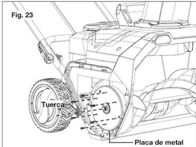 Snow Joe 24VX220SBCT - Reemplazo de las palas de la barrena - 2