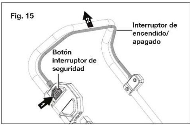 Snow Joe 24VX220SBCT - Arranque y parada - 3