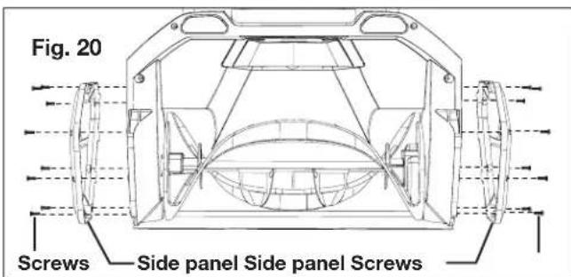 Snow Joe 24VX220SBCT - Replacing the Scaper Bar - 1
