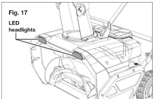 Snow Joe 24VX220SBCT - Headlights - 1