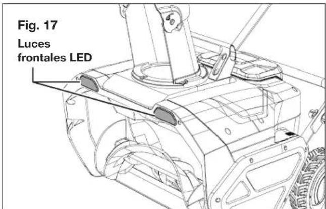 Snow Joe 24VX220SBCT - Luces frontales - 1