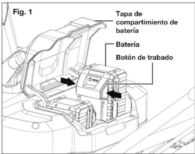 Snow Joe 24VX220SBCT - Carga de las baterias - 1