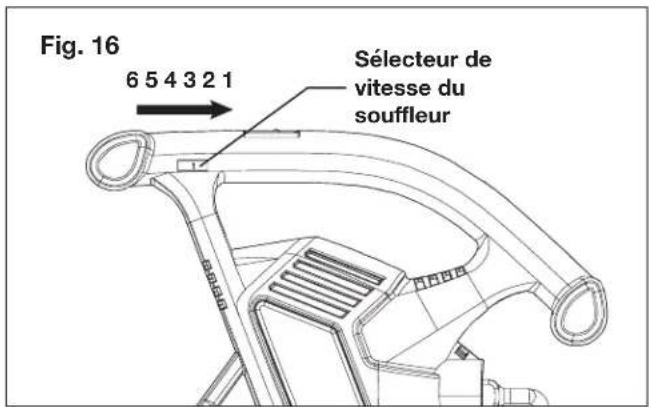 Sun Joe SBJ606EGASJB - Sélecteur de vitesse - 1