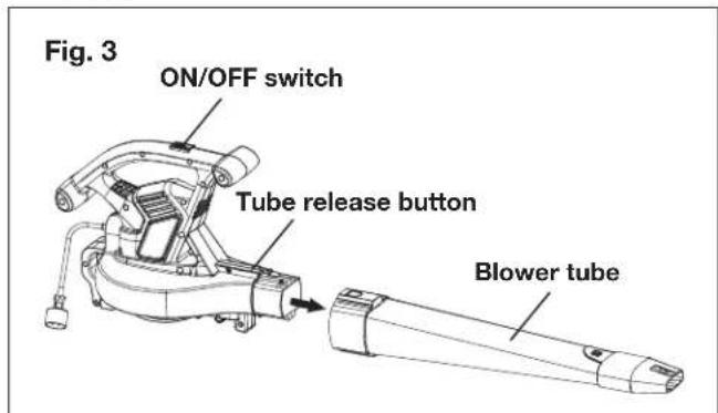 Sun Joe SBJ606EGASJB - Assemble as a Blower - 3