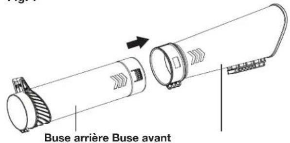 Sun Joe SBJ606EGASJB - Assemblage en mode aspiro/broyeur - 1