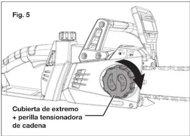 Sun Joe 24VX2CS16MAX - Ajuste de tensión de cadena - 1
