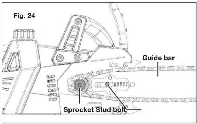 Sun Joe 24VX2CS16MAX - Replacing the Guide Bar and Chain - 6