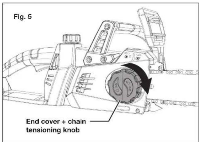 Sun Joe 24VX2CS16MAX - Adjusting the Chain Tension - 1