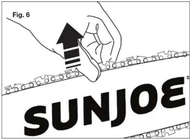 Sun Joe 24VX2CS16MAX - Adjusting the Chain Tension - 2