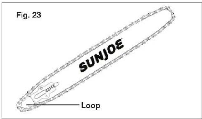 Sun Joe 24VX2CS16MAX - Replacing the Guide Bar and Chain - 5