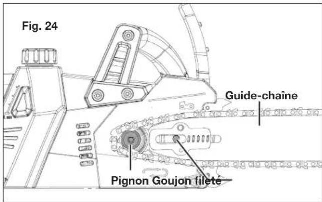 Sun Joe 24VX2CS16MAX - Remplacement du guide-chaîne et de la chaîne - 8