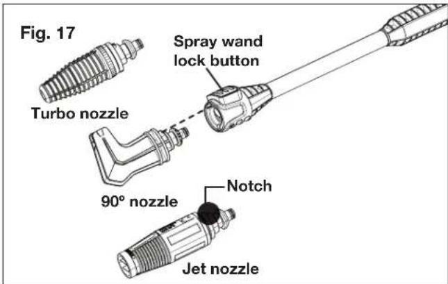 Sun Joe SPX2004SJG - Connecting Nozzles - 4