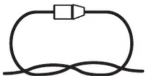 Sun Joe SPX2004SJG - Gráfico 1: método para asegurar el cable de extensión - 2