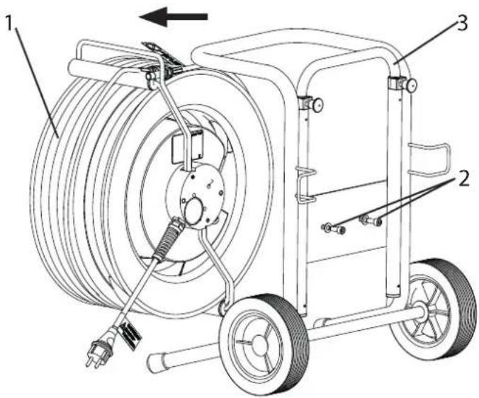 WAGNER TempSpray H226 - TEMPSPRAY-H326 / -H226 REEMPLACER LE CORDON D'ALIMENTATION - 1