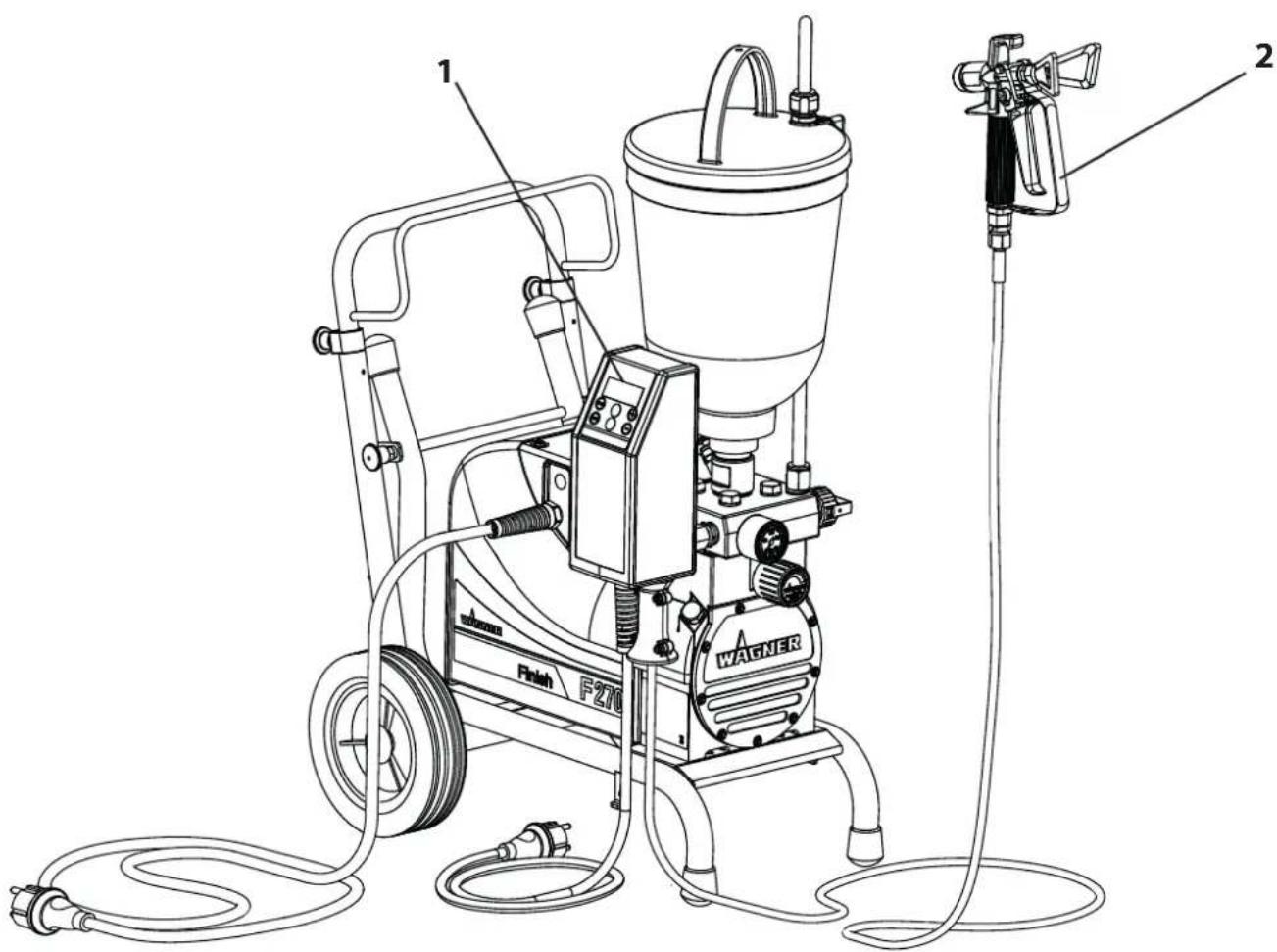 WAGNER TempSpray H226 - REINIGING VAN CONSERVERINGSMIDDELEN BIJ EERSTE INBEDRIJFSTELLING - 1