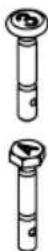 TROY-BILT Arctic Storm 3010 XP - 3-Stage Snow Blower replacement shear pins - 4